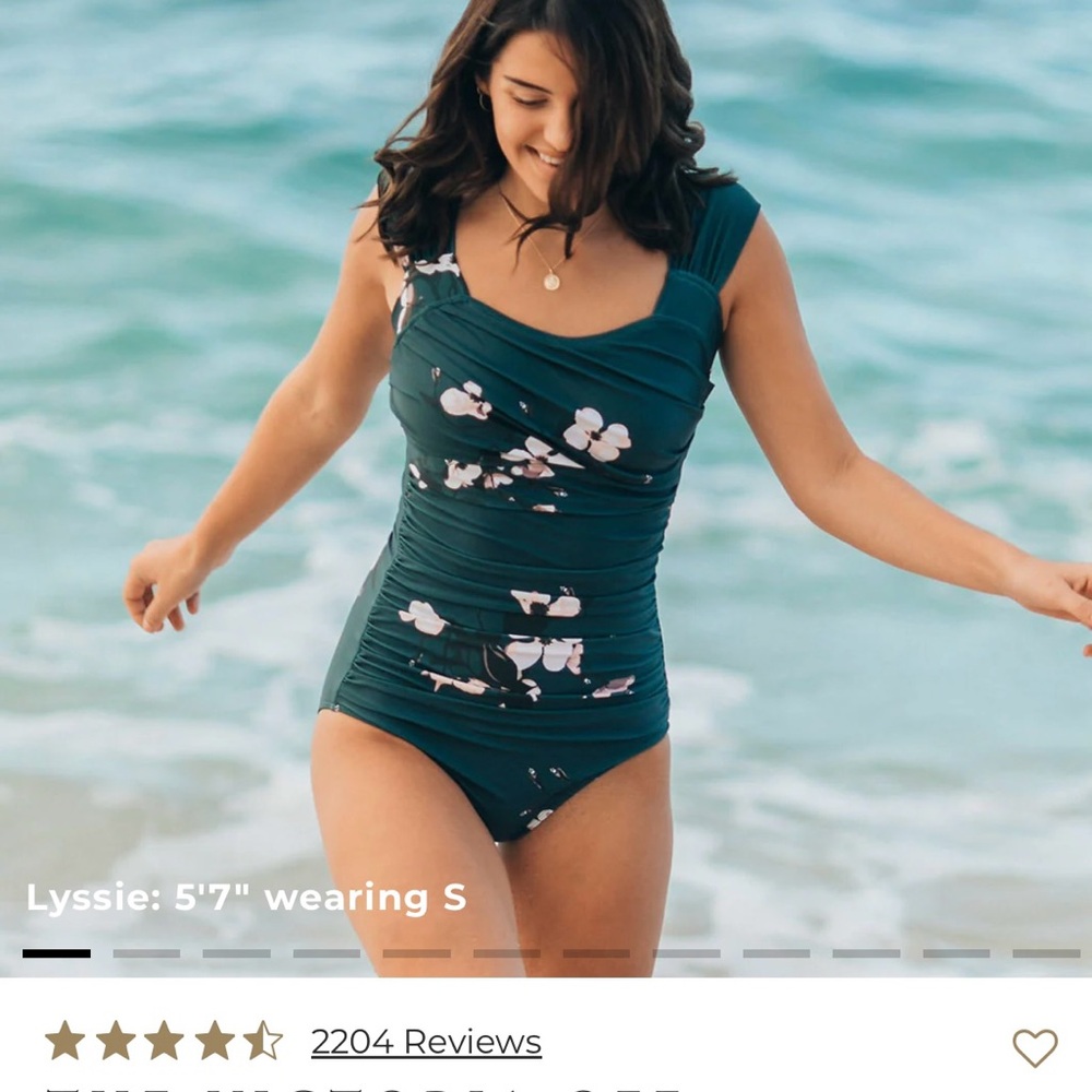 Albion Fit Victoria one-piece swimsuit sz M